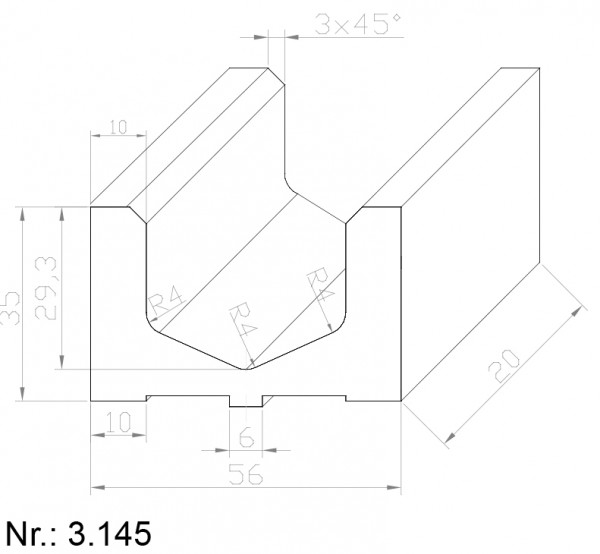 Alphabelt® 3145 PU Nocken / Mitnehmer für Zahnriemen
