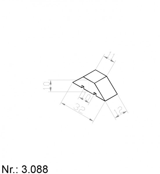 Alphabelt® 3088 PU Nocken / Mitnehmer für Zahnriemen