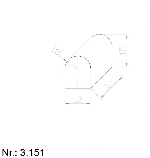 Alphabelt® 3151 PU Nocken / Mitnehmer für Zahnriemen