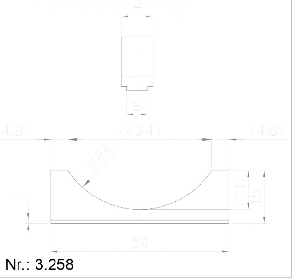Alphabelt® 3258 PU Nocken / Mitnehmer für Zahnriemen