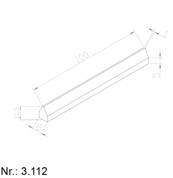 Alphabelt® 3112 PU Nocken / Mitnehmer für Zahnriemen