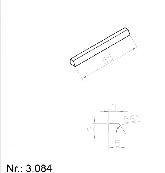 Alphabelt® 3084 PU Nocken / Mitnehmer für Zahnriemen