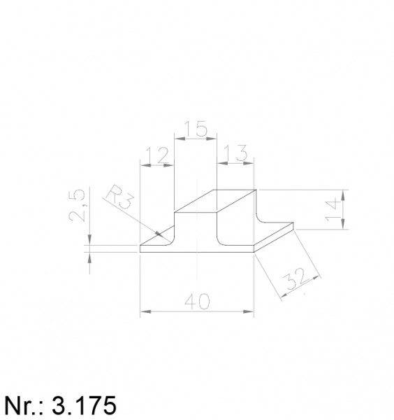 Alphabelt® 3175 PU Nocken / Mitnehmer für Zahnriemen