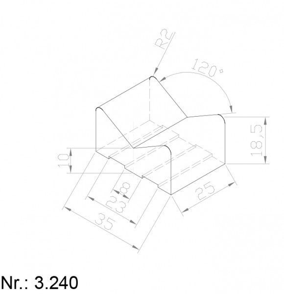 Alphabelt® 3240 PU Nocken / Mitnehmer für Zahnriemen