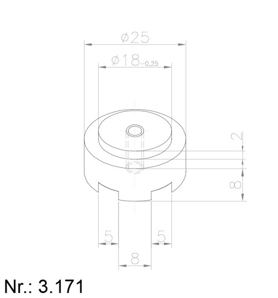Alphabelt® 3171 PU Nocken / Mitnehmer für Zahnriemen