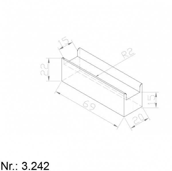 Alphabelt® 3242 PU Nocken / Mitnehmer für Zahnriemen