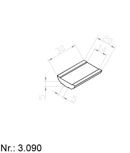 Alphabelt® 3090 PU Nocken / Mitnehmer für Zahnriemen