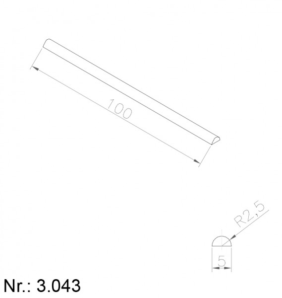 Alphabelt® 3043 PU Nocken / Mitnehmer für Zahnriemen