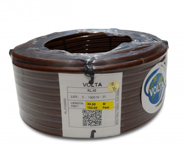 RL 10,0 braun FDA Volta PU Rundriemen
