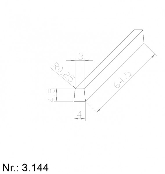 Alphabelt® 3144 PU Nocken / Mitnehmer für Zahnriemen