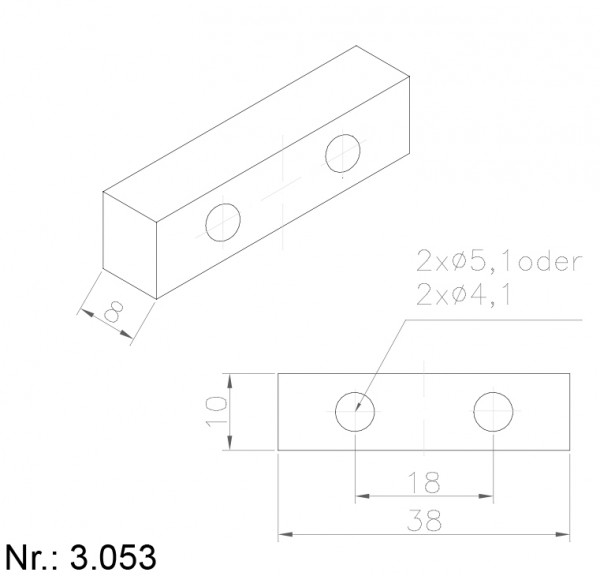 Alphabelt® 3053 PU Nocken / Mitnehmer für Zahnriemen