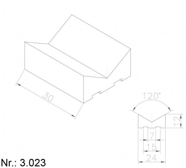 Alphabelt® 3023 PU Nocken / Mitnehmer für Zahnriemen