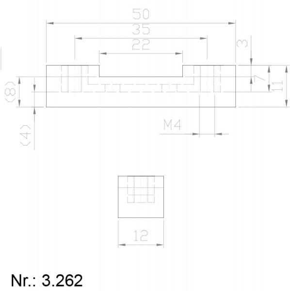 Alphabelt® 3262 PU Nocken / Mitnehmer für Zahnriemen