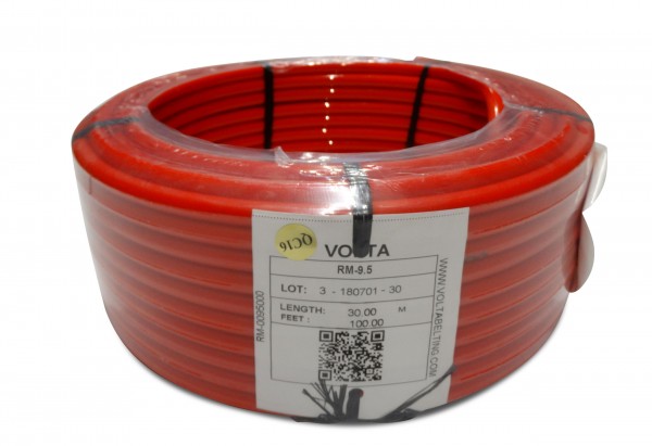 RM 9,5 rot Volta PU Rundriemen