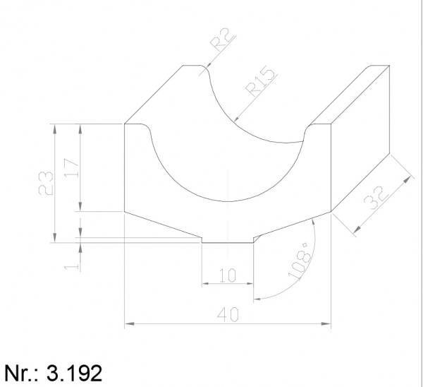 Alphabelt® 3192 PU Nocken / Mitnehmer für Zahnriemen