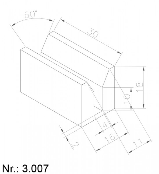 Alphabelt® 3007 PU Nocken / Mitnehmer für Zahnriemen