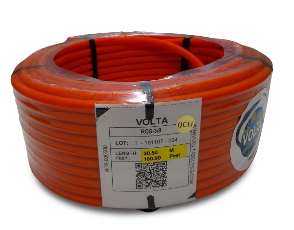 ROS 9,5 orange FDA Volta PU Rundriemen