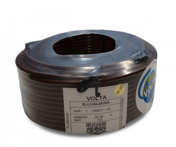 RL 6,3 braun FDA Volta PU Rundriemen