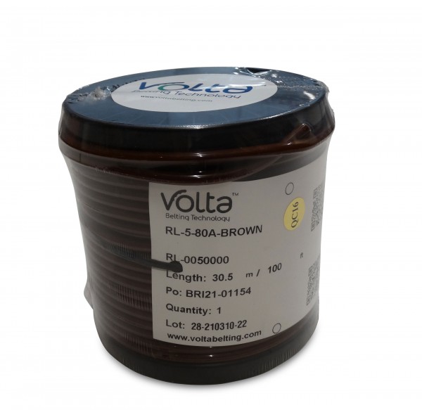 RL 5,0 braun FDA Volta PU Rundriemen