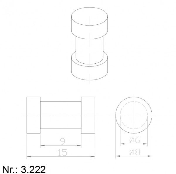 Alphabelt® 3222 PU Nocken / Mitnehmer für Zahnriemen