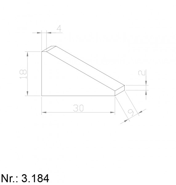Alphabelt® 3184 PU Nocken / Mitnehmer für Zahnriemen