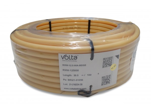 RMW 12,5 beige FDA Volta PU Rundriemen
