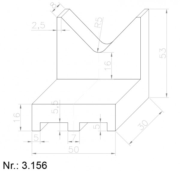Alphabelt® 3156 PU Nocken / Mitnehmer für Zahnriemen