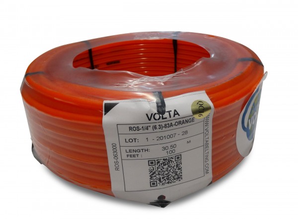 ROS 6,3 orange FDA Volta PU Rundriemen