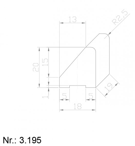 Alphabelt® 3195 PU Nocken / Mitnehmer für Zahnriemen