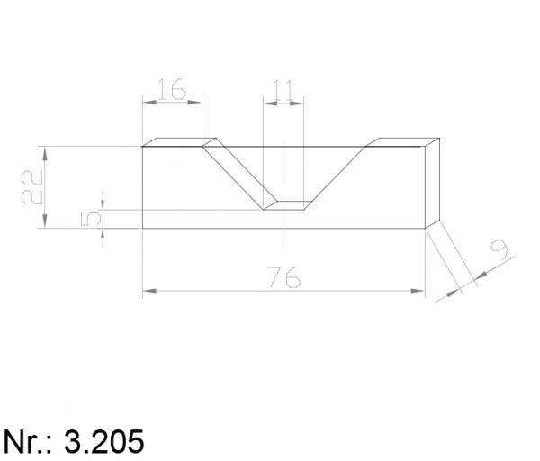Alphabelt® 3205 PU Nocken / Mitnehmer für Zahnriemen