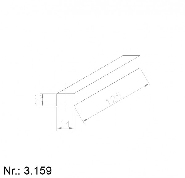 Alphabelt® 3159 PU Nocken / Mitnehmer für Zahnriemen