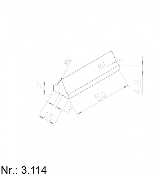 Alphabelt® 3114 PU Nocken / Mitnehmer für Zahnriemen