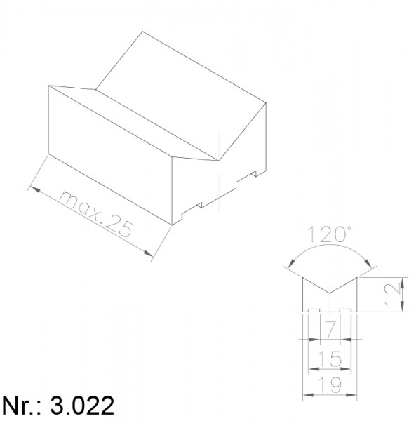 Alphabelt® 3022 PU Nocken / Mitnehmer für Zahnriemen