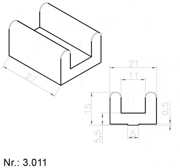 Alphabelt® 3011 PU Nocken / Mitnehmer für Zahnriemen