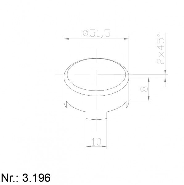 Alphabelt® 3196 PU Nocken / Mitnehmer für Zahnriemen