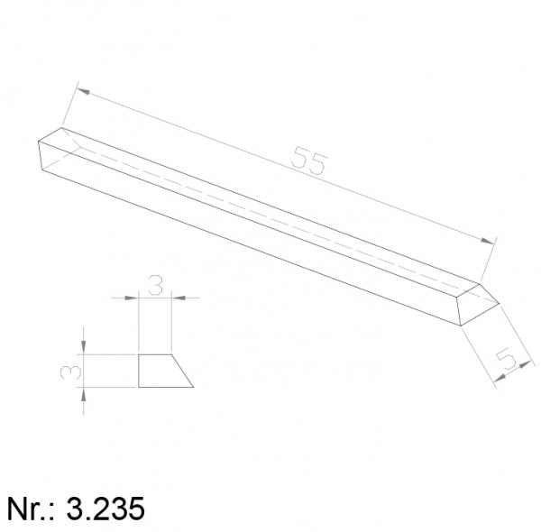 Alphabelt® 3235 PU Nocken / Mitnehmer für Zahnriemen