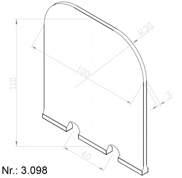 Alphabelt® 3098 PU Nocken / Mitnehmer für Zahnriemen