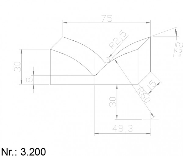 Alphabelt® 3200 PU Nocken / Mitnehmer für Zahnriemen