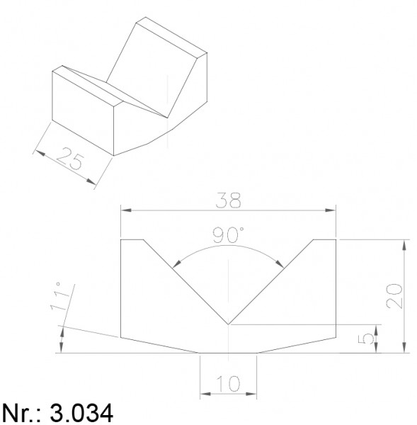 Alphabelt® 3034 PU Nocken / Mitnehmer für Zahnriemen