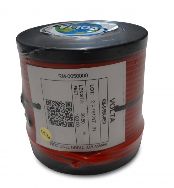 RM 5,0 rot Volta PU Rundriemen