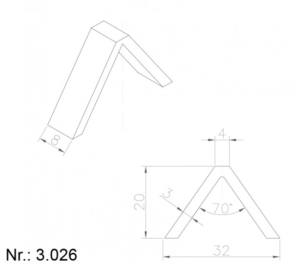 Alphabelt® 3026 PU Nocken / Mitnehmer für Zahnriemen
