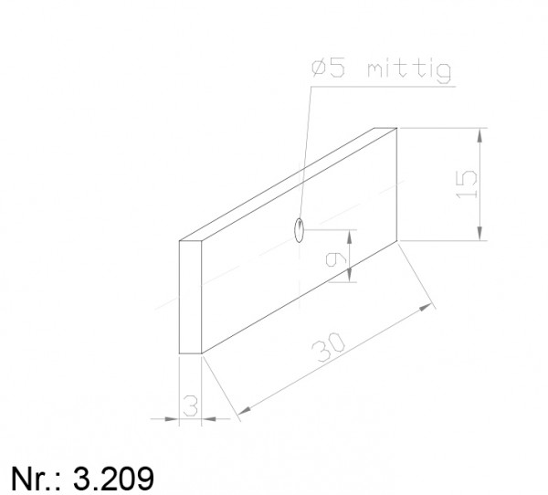 Alphabelt® 3209 PU Nocken / Mitnehmer für Zahnriemen