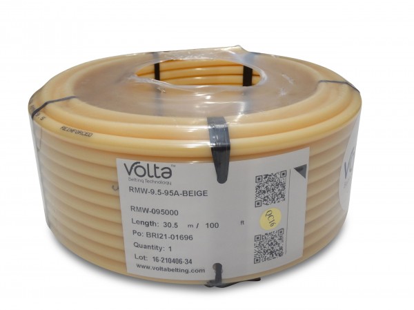 RMW 9,5 beige FDA Volta PU Rundriemen